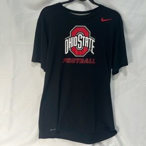 Ohio State buckeyes football short sleeve shirt, Nike